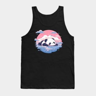 The Most Adorable Kawaii Panda Baby Tank Top